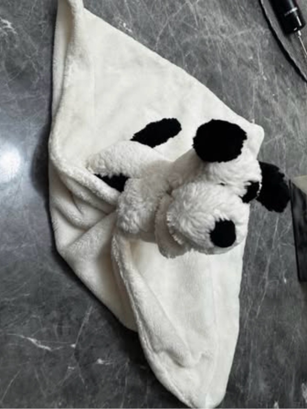 Jellycat Bashful Puppy Plushie & Soother Blanket